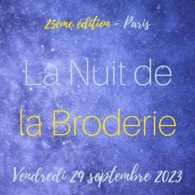 Septembre 2023: 25me Nuit de la Broderie: et si on mettait une touche de patch ?